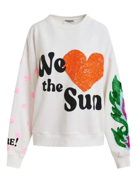 Essentiel Antwerp Ihexperience sweatshirt - White - zdjęcie produktu nr 1