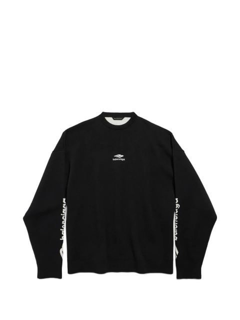 Balenciaga 3b sports icon ski crewneck - Black - zdjęcie produktu nr 1