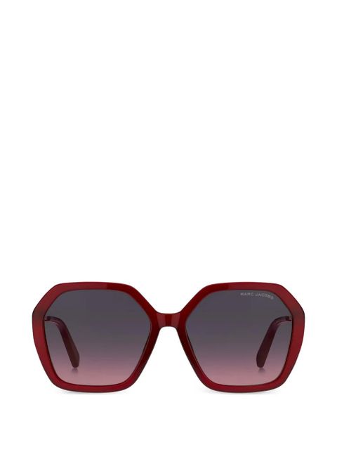 Marc Jacobs geometric-frame sunglasses - Red - zdjęcie produktu nr 1