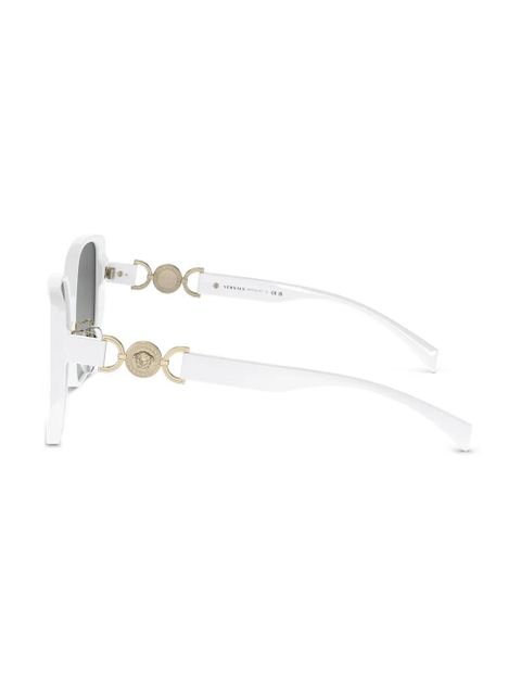 Versace Eyewear geometric-frame sunglasses - White