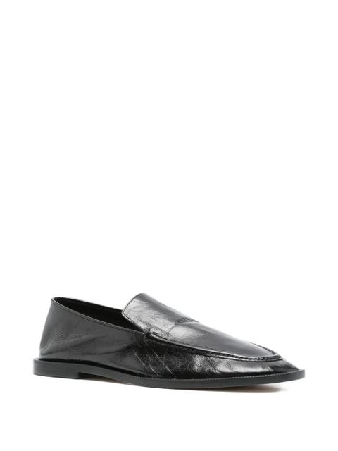 Alysi leather loafers - Black