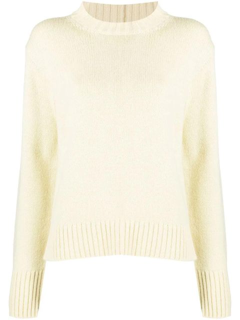 Jil Sander crew-neck jumper - Yellow - zdjęcie produktu nr 1
