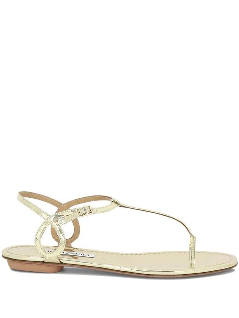 Aquazzura Almost Bare sling back sandals - Gold - zdjęcie produktu nr 1