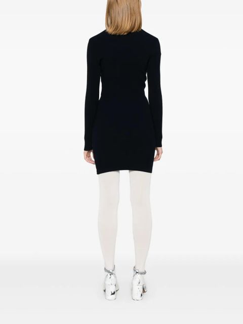 Jean Paul Gaultier striped mini dress - Blue