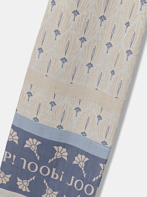 Joop! szalik damski kolor niebieski wzorzysty 30047766 - zdjęcie produktu nr 2