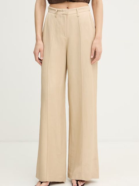 Gaudi spodnie straight damskie z wiskozą - zdjęcie produktu nr 2