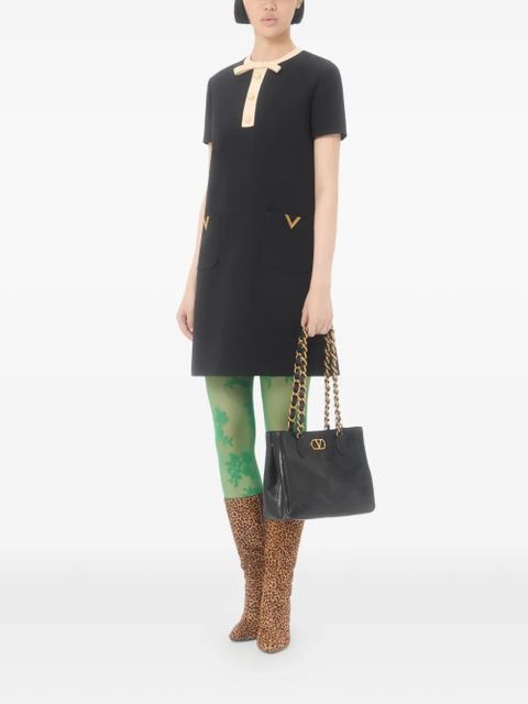 Valentino Garavani short-sleeves mini dress - Black