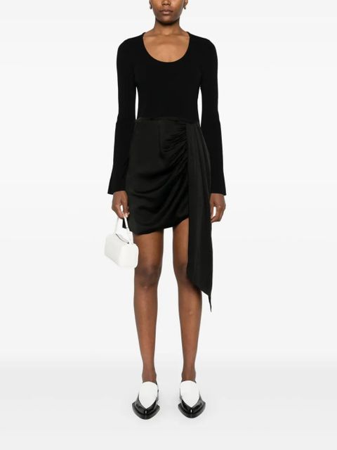 Simkhai draped mini dress - Black