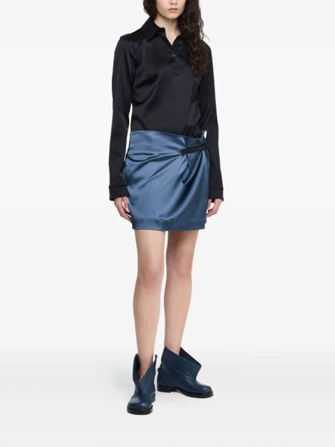 JW Anderson satin wrap skirt - Black - zdjęcie produktu nr 2