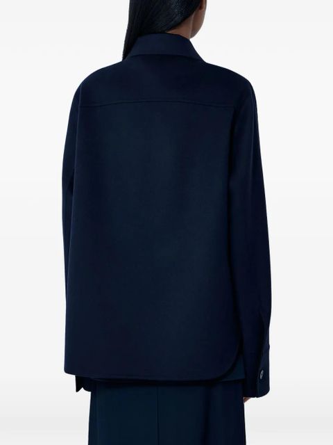 Jil Sander single-breasted coat - Blue