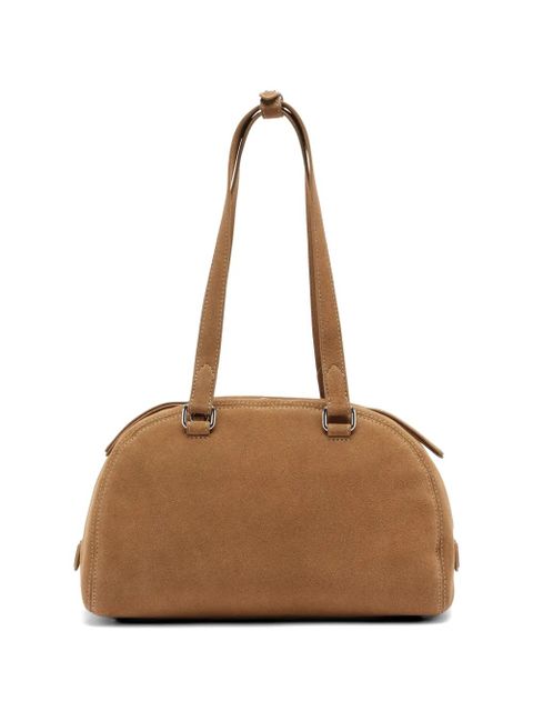 Diesel 1DR Dome suede tote bag - Neutrals