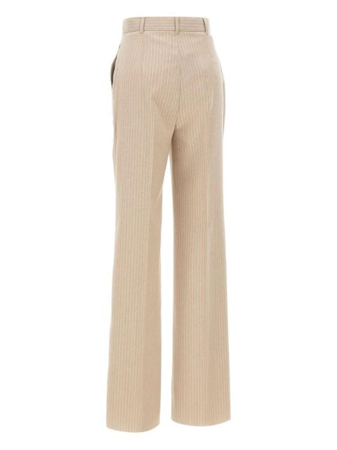 Max Mara pinstripe pleated trousers - Neutrals