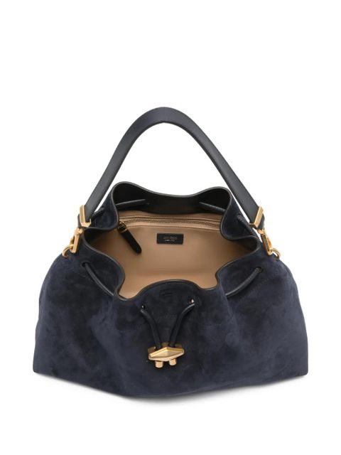 Jimmy Choo medium Cinch bucket bag - Blue