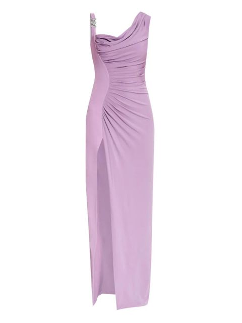 Versace Medusa '95 draped midi dress - Purple - zdjęcie produktu nr 1