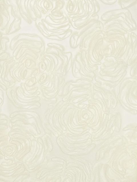 ROTATE BIRGER CHRISTENSEN rose-embellished bell-sleeve mini dress - White - zdjęcie produktu nr 2