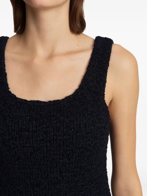 KHAITE Twigs square-neck maxi dress - Blue - zdjęcie produktu nr 2