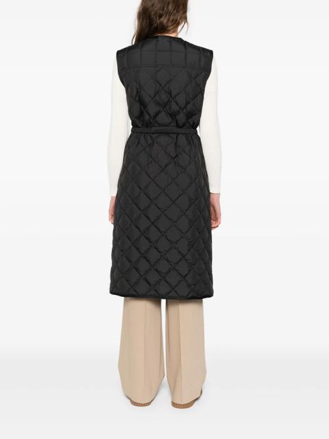 Moncler quilted belted vest - Black - zdjęcie produktu nr 2