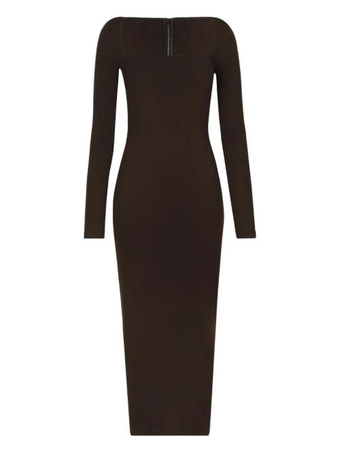 Dolce & Gabbana jersey midi dress - Brown - zdjęcie produktu nr 1