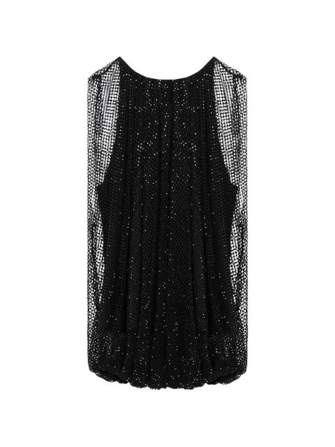 Sportmax Nodo crystal-embellished top - Black - zdjęcie produktu nr 1