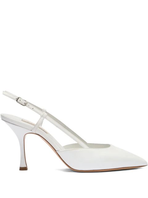 Casadei 80mm Winnie Bride pumps - White