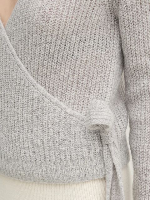 OUI sweter damski kolor szary 91106