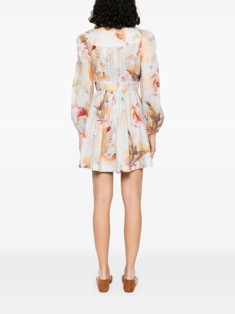 ZIMMERMANN Ascension mini dress - Blue