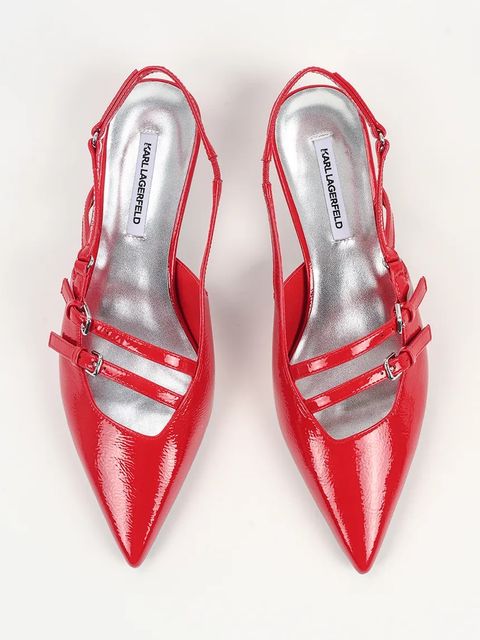 Karl Lagerfeld szpilki skórzane PASHA