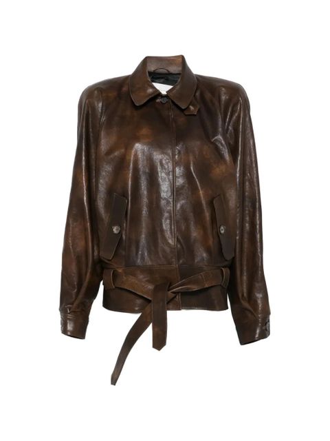 Magda Butrym belted jacket - Brown - zdjęcie produktu nr 1