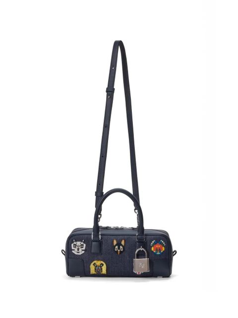 LOEWE x Louis Wain Amazona 23 denim tote bag - Blue