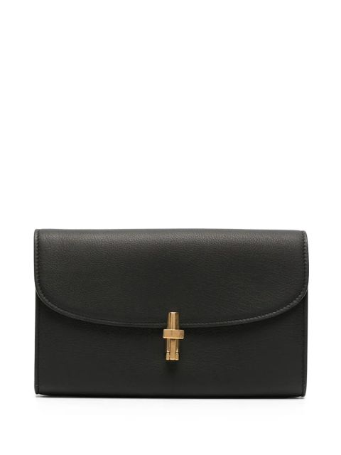 The Row Sofia Continental leather wallet - Black