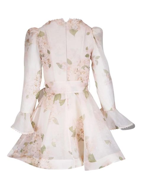 ZIMMERMANN floral-print mini dress - White - zdjęcie produktu nr 2