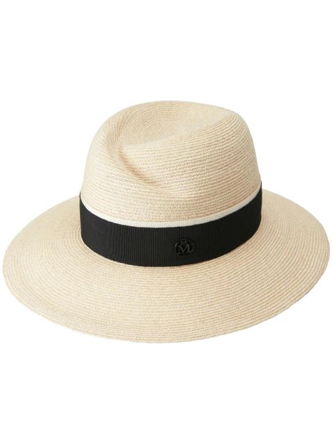 Maison Michel Virginie straw fedora hat - Neutrals - zdjęcie produktu nr 1