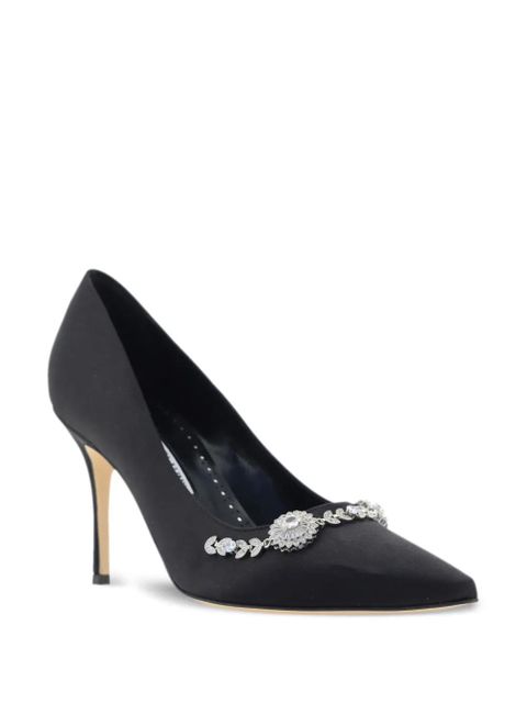 Manolo Blahnik 90mm Fabio pumps - Black