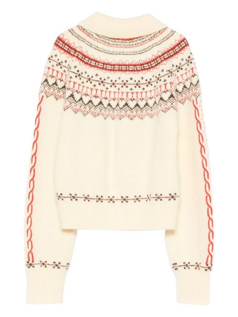 Guest In Residence Cloud Chalet patterned cardigan - Yellow - zdjęcie produktu nr 2