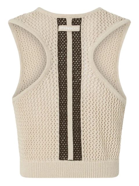 PINKO knitted sleeveless top - Neutrals - zdjęcie produktu nr 2