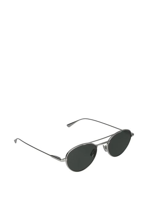 Saint Laurent oval-frame sunglasses - Silver