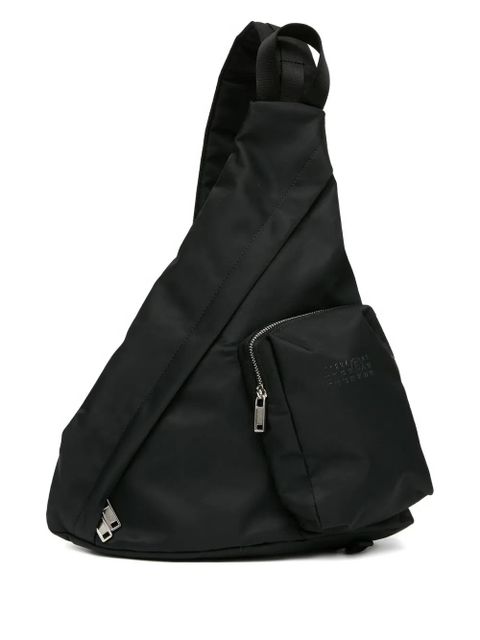 MM6 Maison Margiela triangular cross body bag - Black - zdjęcie produktu nr 1