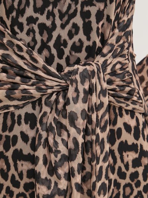 Never Fully Dressed sukienka Hannie kolor beżowy maxi dopasowana NFDDR1927