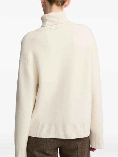 Yves Salomon turtleneck sweater - White