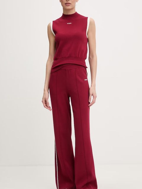 Guess spodnie dresowe damskie z wiskozą LAURENE - zdjęcie produktu nr 1