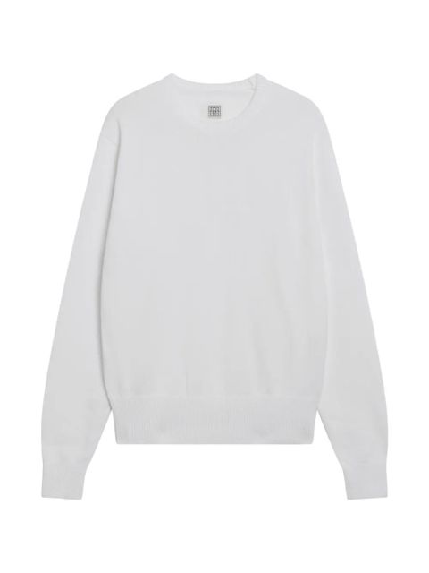 TOTEME crew neck sweater - White - zdjęcie produktu nr 1