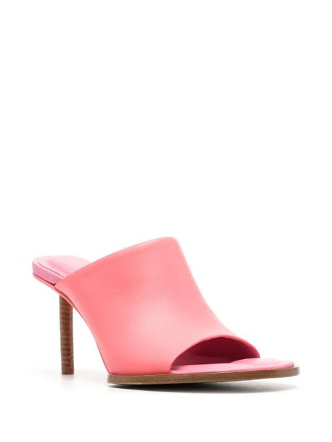 Jacquemus 90mm Les Mules Rond Carré sandals - Pink - zdjęcie produktu nr 2