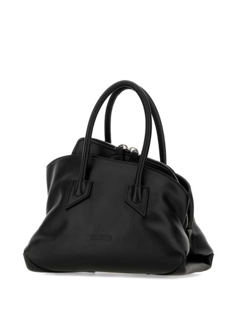 The Attico mini La Passeggiata leather tote bag - Black