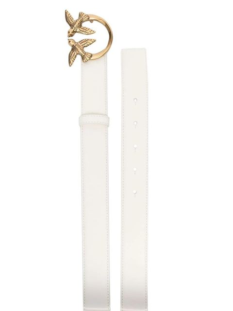 PINKO love bird leather belt - White - zdjęcie produktu nr 2