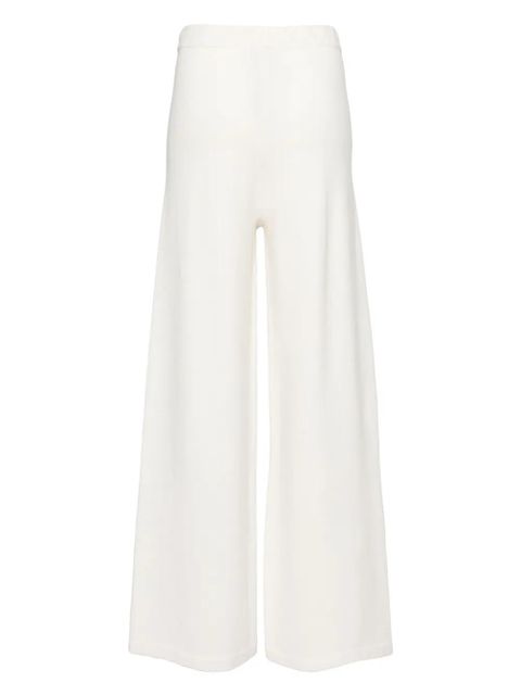 Yves Salomon wide-leg knitted trousers - White - zdjęcie produktu nr 2