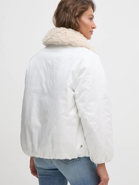 Save The Duck kurtka PETAL damska kolor biały zimowa oversize D31841W.JADE19