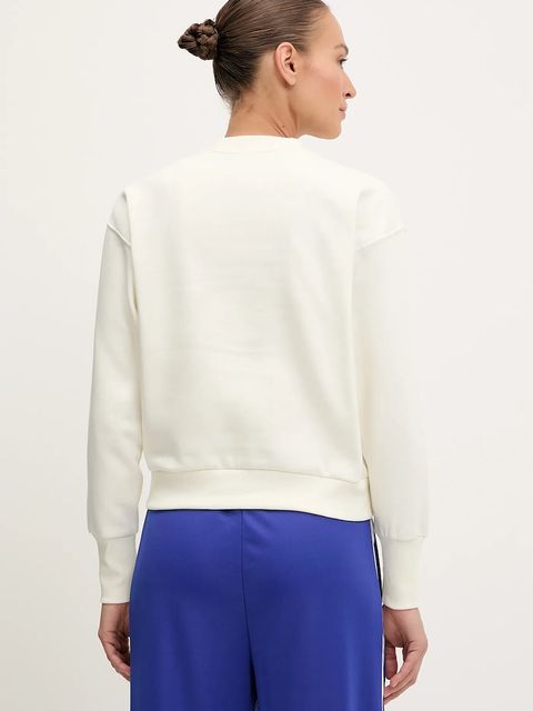 adidas bluza ALL SZN damska kolor beżowy gładka IY6748