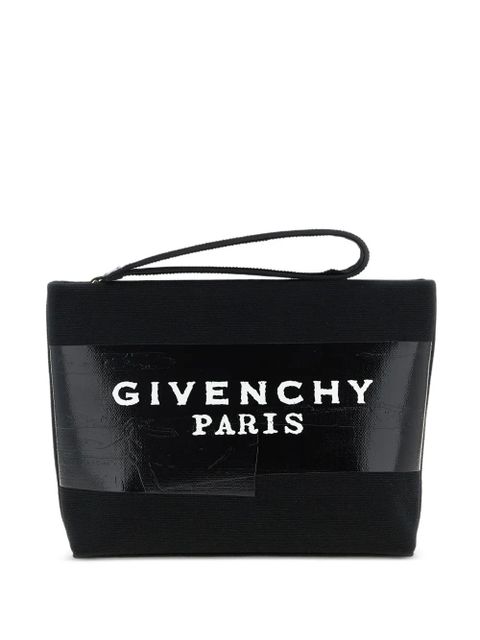 Givenchy tape print small clutch bag - Black - zdjęcie produktu nr 1