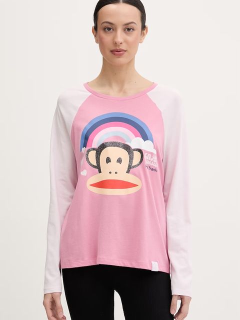 United Colors of Benetton longsleeve piżamowy damski z wiskozy - zdjęcie produktu nr 2