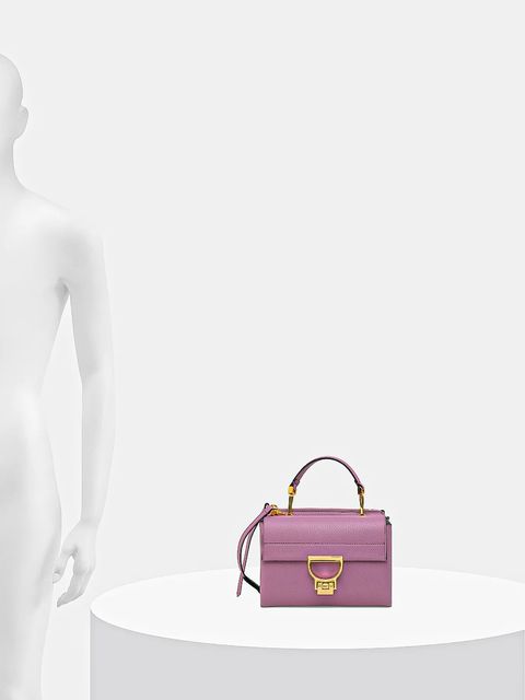 Coccinelle torebka skórzana kolor fioletowy E1 MD5 55 B7 01